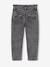 Jean fille mom poches coeur denim gris+gris+stone - vertbaudet enfant 