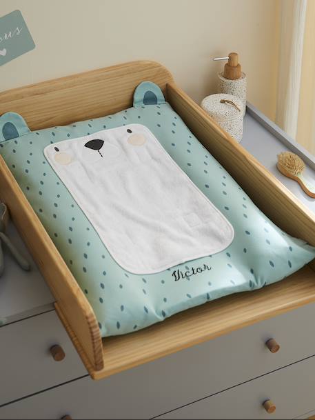 Changing Mat Cover, Bear Green - vertbaudet enfant 