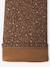 Legging fille large polaire marine+marron imprimé - vertbaudet enfant 