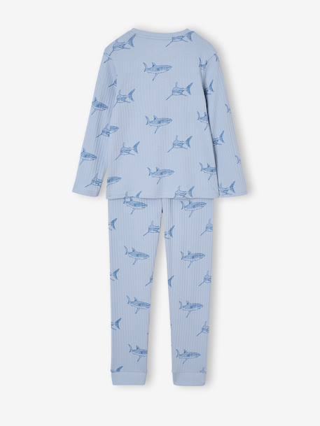 Pack of 2 Shark Pyjamas for Boys navy blue - vertbaudet enfant 