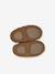 Elasticated, Soft Leather Slip-Ons for Babies printed brown+printed green+set brown - vertbaudet enfant 