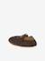 Elasticated, Soft Leather Slip-Ons for Babies printed brown+printed green+set brown - vertbaudet enfant 