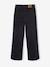 Wide-Leg Corduroy Trousers for Girls, JONEN anthracite+ecru - vertbaudet enfant 