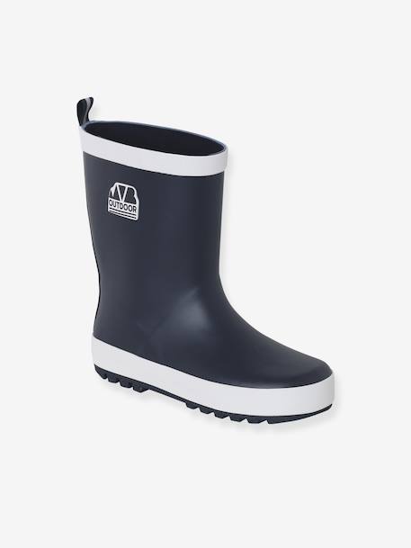 Rubber Wellies for Children navy blue - vertbaudet enfant 