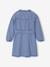 Fancy Denim Dress for Girls medium blue - vertbaudet enfant 