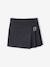 Pleated Skort for Girls, JONEN anthracite+navy blue - vertbaudet enfant 