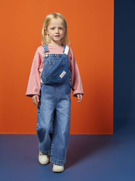 Sac banane animation poche chat fille bleu pâle+blush+double stone+multicolore+rose - vertbaudet enfant 