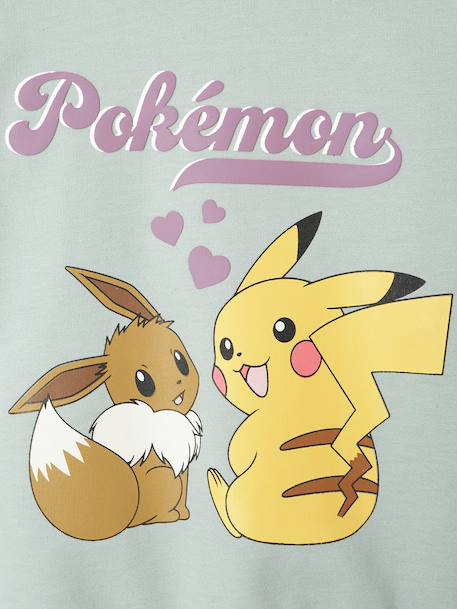 Pokemon® girl's sweatshirt grey blue - vertbaudet enfant 