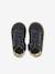 Lace-up and elasticated high-top leather trainers for babies navy blue - vertbaudet enfant 