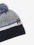Little Monster Beanie for Boys marl grey - vertbaudet enfant 