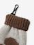 Chullo Jacquard Bear Hat, Snood & Mittens Set marl beige - vertbaudet enfant 