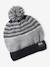 Urban Park beanie + snood + mittens/gloves set for boys marl grey - vertbaudet enfant 