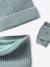 Beanie + Snood + Gloves/Mittens Set for Girls sage green - vertbaudet enfant 