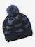 'Dinos' Beanie + Snood + Mittens/Gloves Set for Boys navy blue - vertbaudet enfant 
