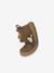 Soft leather lace-up ankle boots for baby's first steps brown+fuchsia+rose - vertbaudet enfant 
