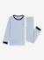 Pyjama enfant en coton à rayures gris - vertbaudet enfant 