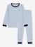 Striped Cotton Pyjamas for Children, PETIT BATEAU grey - vertbaudet enfant 
