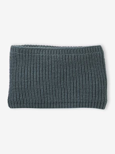 Beanie, Snood & Mittens Set for Babies green - vertbaudet enfant 
