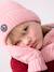 PETIT BATEAU knitted beanie for children with fleece lining rose - vertbaudet enfant 