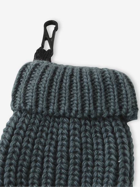 Ensemble bonnet, snood et moufles bébé vert - vertbaudet enfant 