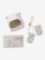 Sherpa Beanie, Snood & Mittens Set for Babies ecru - vertbaudet enfant 