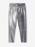 Metallic Sportswear Set for Girls: Sweatshirt & Leggings marl grey - vertbaudet enfant 