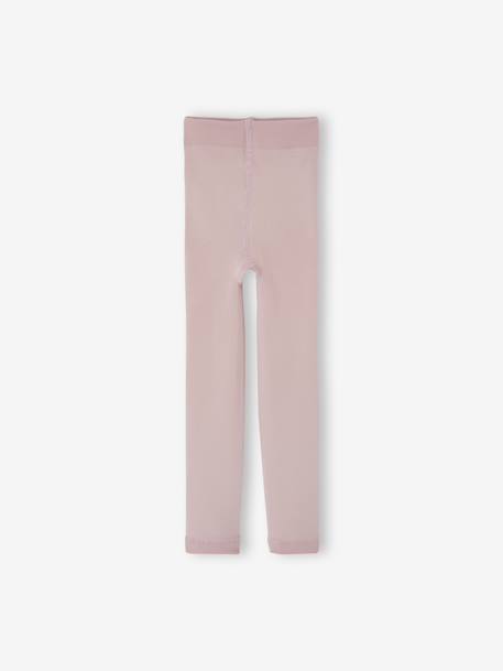 Polar Fleece Leggings for Girls Black+Blue+marl grey+mauve+pearly grey - vertbaudet enfant 