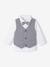 Boys' shirt, bow tie and cardigan set white - vertbaudet enfant 