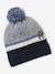 Little Monster Beanie for Boys marl grey - vertbaudet enfant 