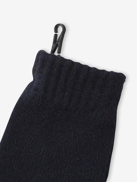 Ensemble Bonnet Snood Moufles Bébé Garçon encre - vertbaudet enfant 