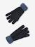 'Dinos' Beanie + Snood + Mittens/Gloves Set for Boys navy blue - vertbaudet enfant 