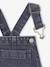 Wide-Leg Denim Dungarees for Girls black denim+denim grey+stone - vertbaudet enfant 