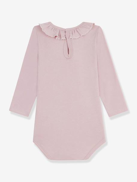 Petit Bateau Body Manches Courtes Collerette Bébé Fille - Coton Bio Oeko-Tex