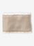 Scalloped Beanie, Snood & Mittens Set for Babies marl beige - vertbaudet enfant 
