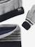 Urban Park beanie + snood + mittens/gloves set for boys marl grey - vertbaudet enfant 