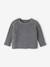 Ensemble naissance 3 pièces en tricot gilet + pantalon + bonnet gris chiné+rose - vertbaudet enfant 
