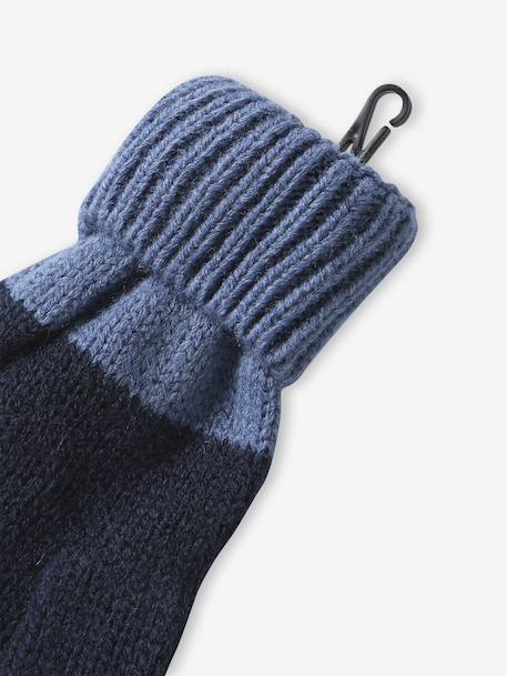 Ensemble garçon bonnet + snood + moufles/gants « Monstre » marine - vertbaudet enfant 