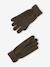 Boys' beanie + snood + mittens/gloves 'Outdoor' set grey blue+khaki - vertbaudet enfant 
