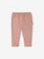 Fleece Trousers for Baby Girls old rose+rose+WHITE MEDIUM ALL OVER PRINTED - vertbaudet enfant 
