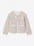 Dress & Quilted Jacket Set for Girls anthracite+dusky pink - vertbaudet enfant 