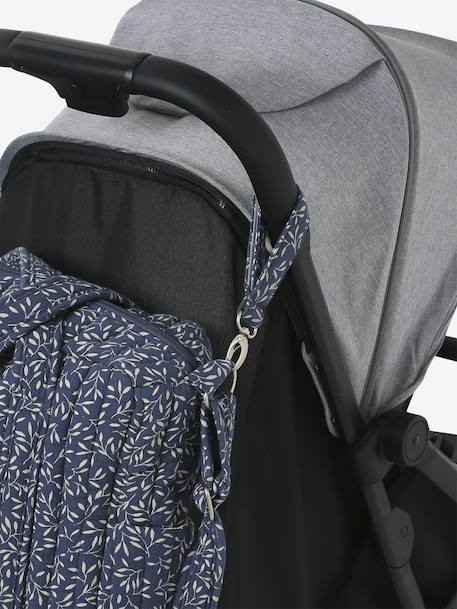 Sac à langer en gaze de coton JOIOSA beige imprimé+bleu nuit+bronze+écru - vertbaudet enfant 