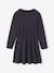 Dress & Quilted Jacket Set for Girls anthracite+dusky pink - vertbaudet enfant 