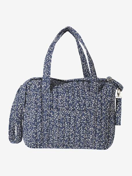 Sac à langer en gaze de coton JOIOSA beige imprimé+bleu nuit+bronze+écru - vertbaudet enfant 