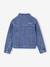 Veste jean fille personnalisable bleu clair+bleu moyen - vertbaudet enfant 