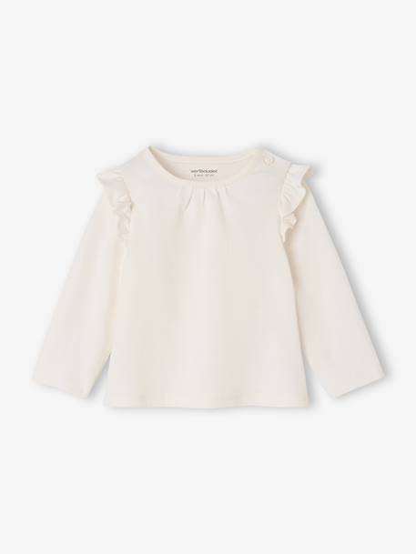 Pack of 2 long-sleeved Basics baby t-shirts hazel+sage green - vertbaudet enfant 