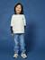 Hooded 2-in-1-Effect Sweatshirt with Print, for Boys ecru - vertbaudet enfant 