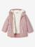 Hooded 3-in-1 Parka + Lightweight Jacket for Girls dusky pink+navy blue - vertbaudet enfant 