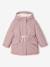 Hooded 3-in-1 Parka + Lightweight Jacket for Girls dusky pink+navy blue - vertbaudet enfant 
