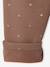 Fleece Trousers for Baby Girls old rose+rose+rust+WHITE MEDIUM ALL OVER PRINTED - vertbaudet enfant 