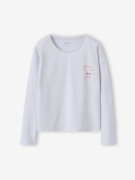 Pack of 2 Pyjamas for Girls, JONEN sky blue - vertbaudet enfant 